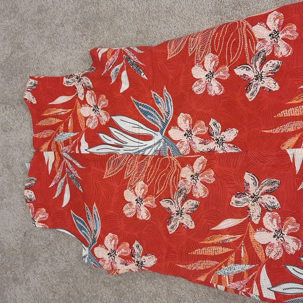 Madison Leigh linen / Rayon Fall colour dress size 12 - Picture 9 of 10